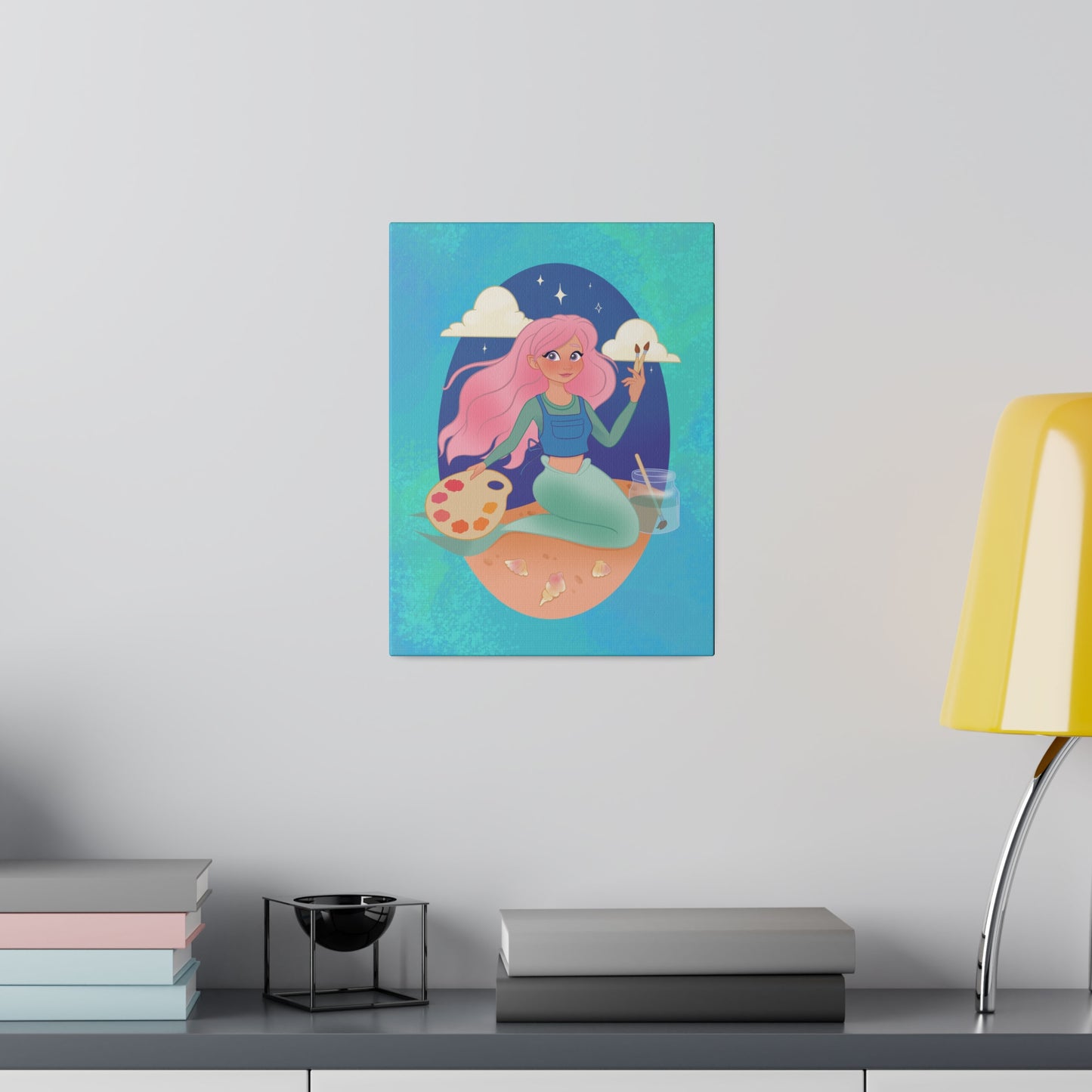 Place your custom artwork, photos, or creative projects on a canvas you'll be proud to use. Each matte canvas comes with back hanging already included for convenient