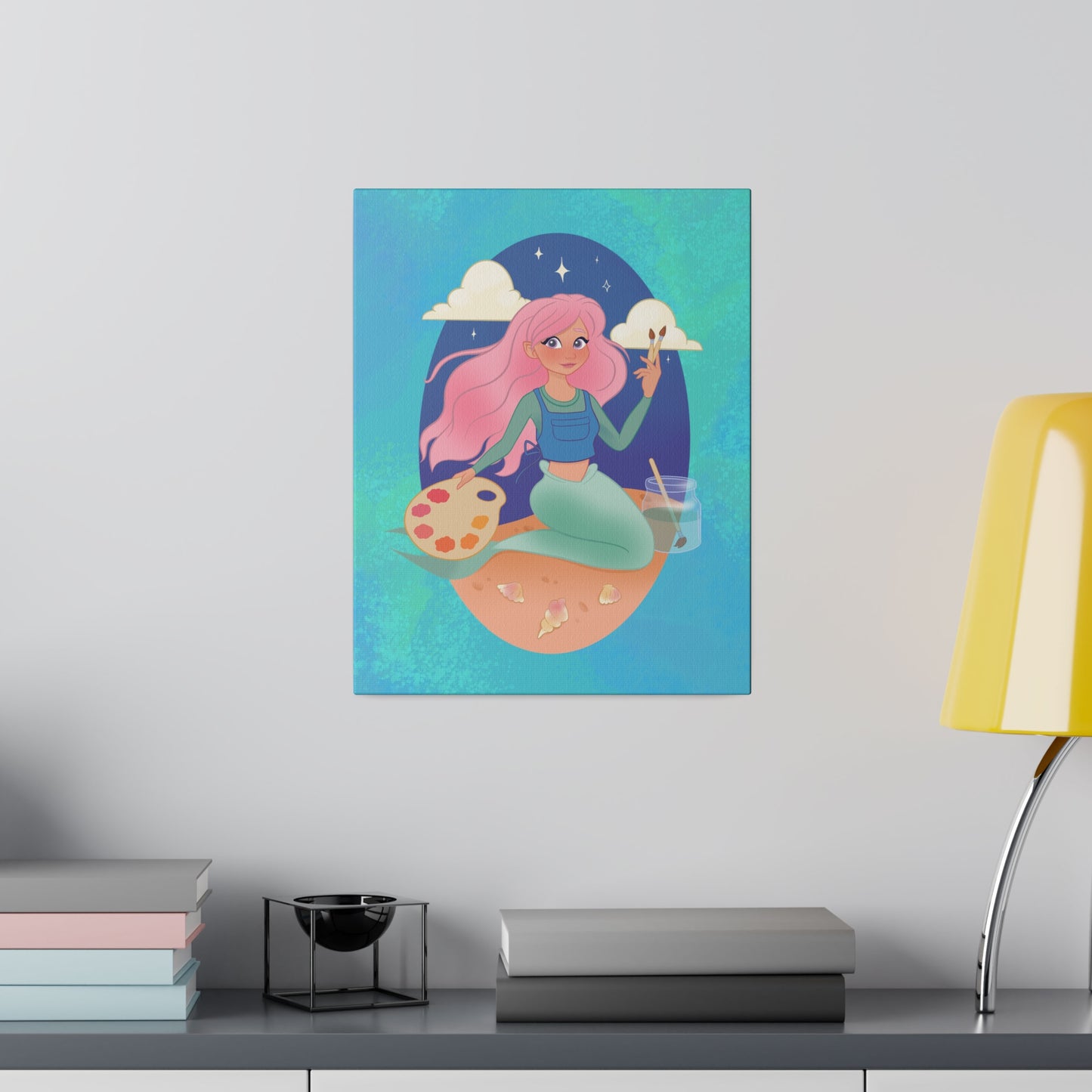 Place your custom artwork, photos, or creative projects on a canvas you'll be proud to use. Each matte canvas comes with back hanging already included for convenient