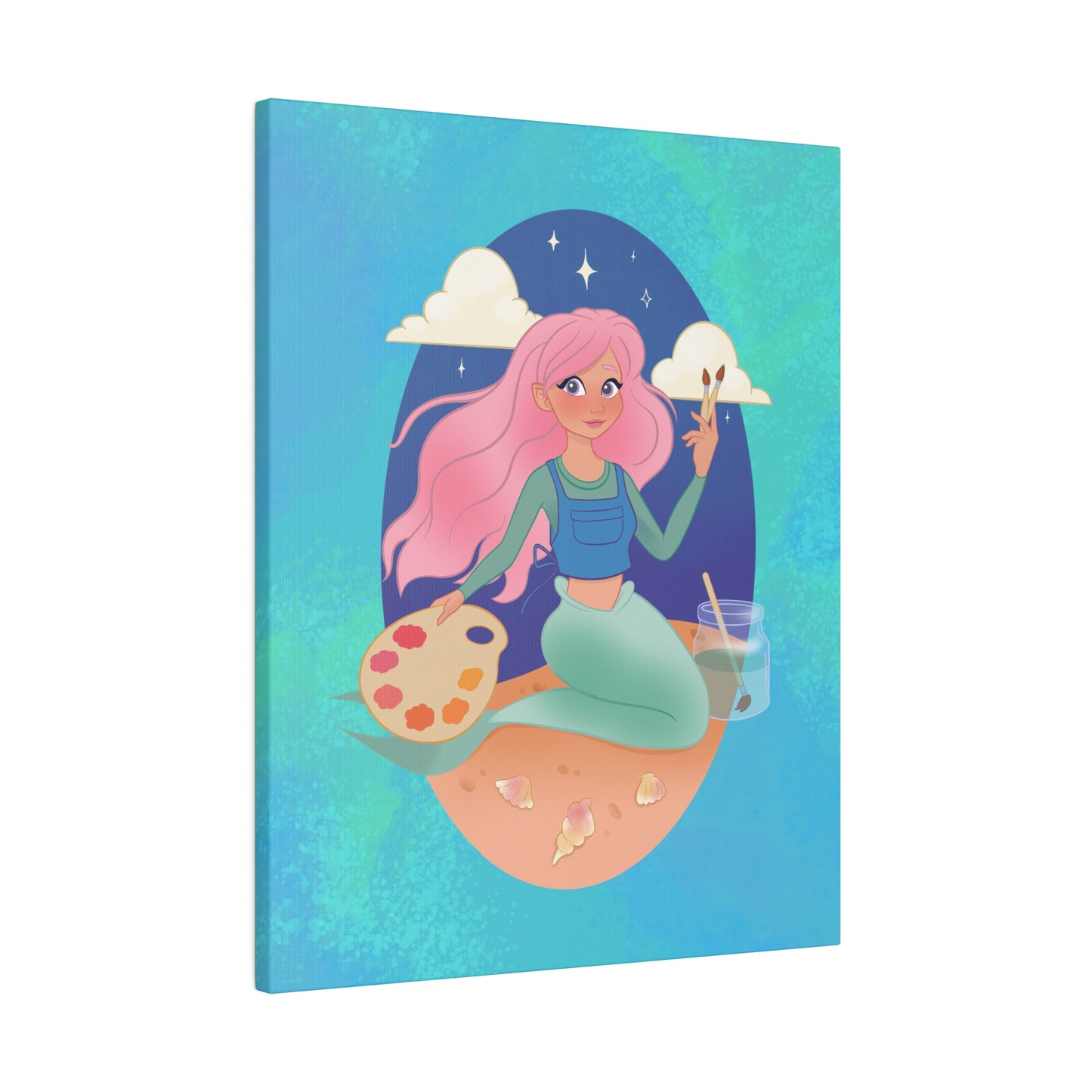 Place your custom artwork, photos, or creative projects on a canvas you'll be proud to use. Each matte canvas comes with back hanging already included for convenient