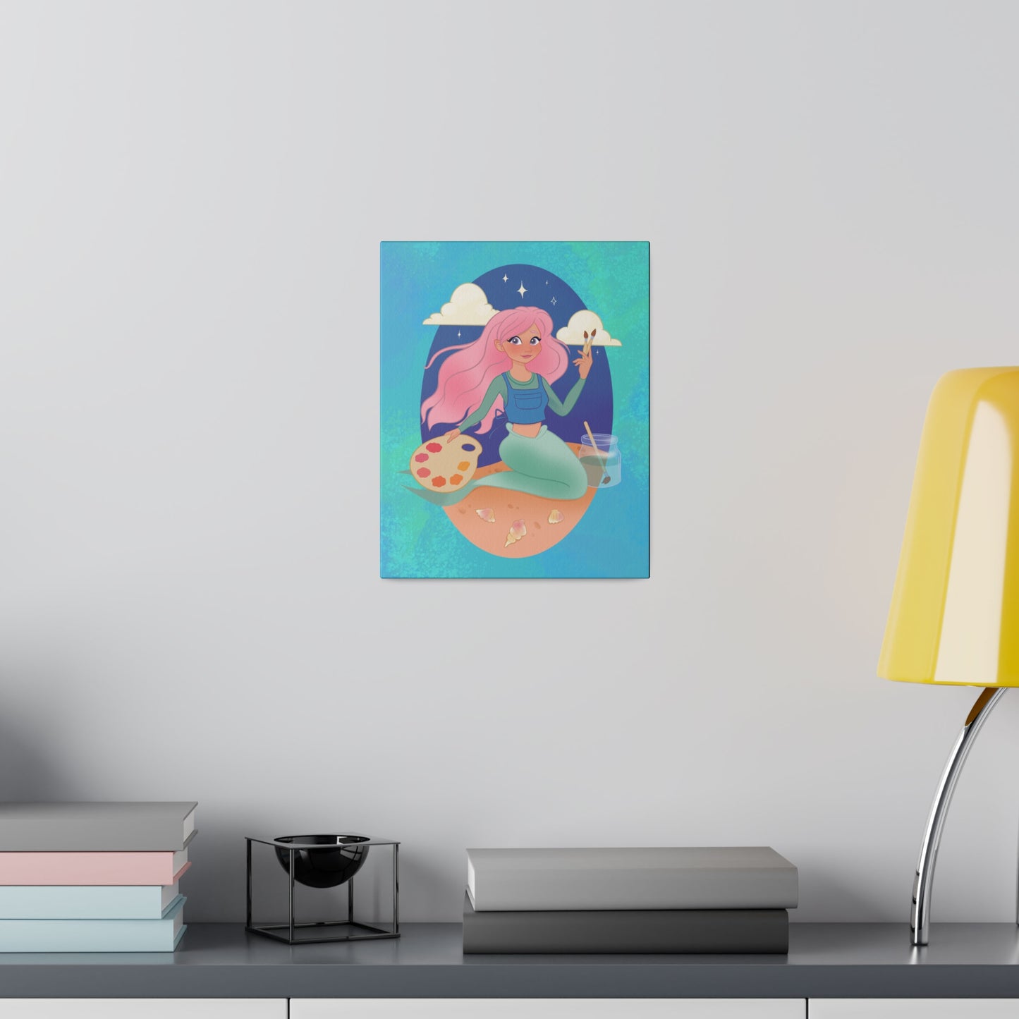 Place your custom artwork, photos, or creative projects on a canvas you'll be proud to use. Each matte canvas comes with back hanging already included for convenient