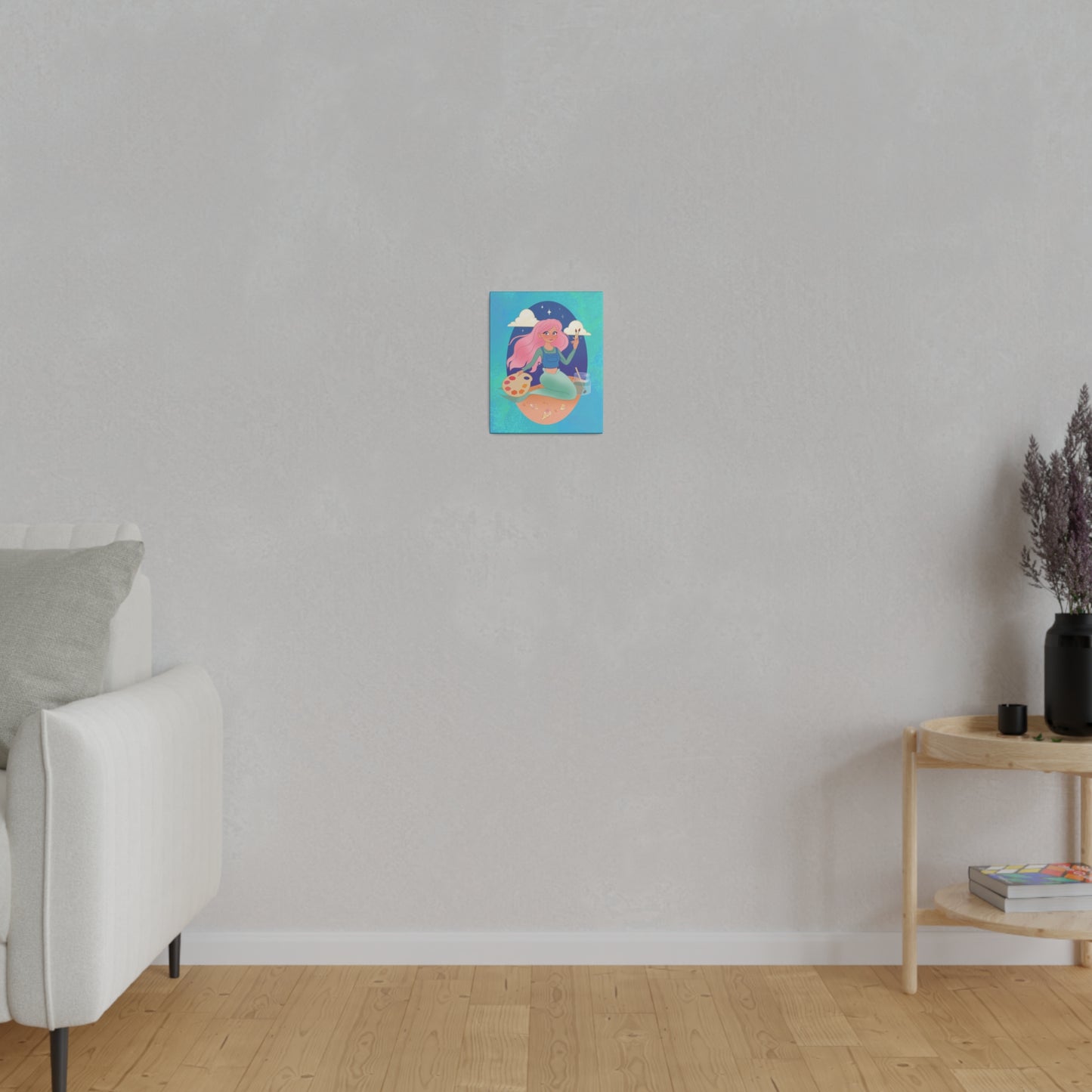 Place your custom artwork, photos, or creative projects on a canvas you'll be proud to use. Each matte canvas comes with back hanging already included for convenient