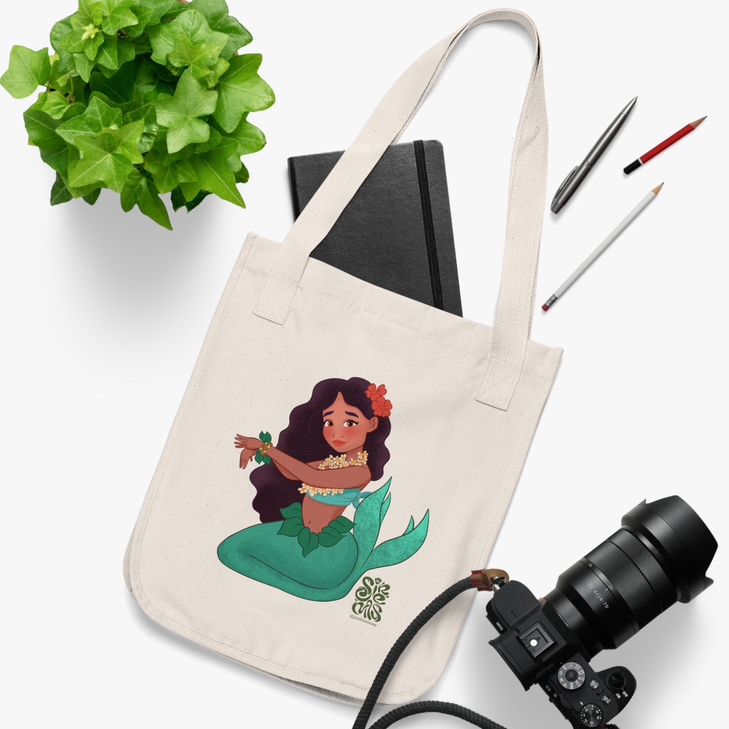 Organic Canvas Tote Bag