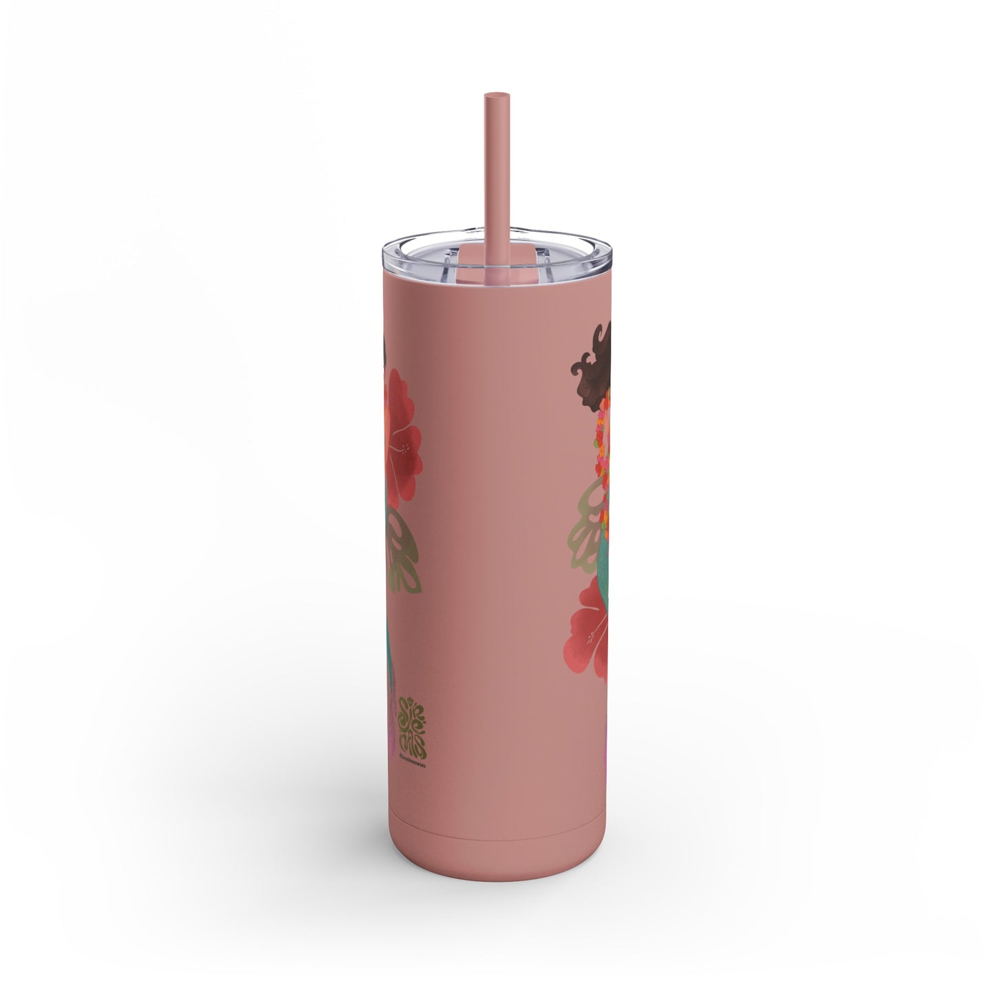 Always getting lei'd  Skinny Matte Tumbler, 20oz