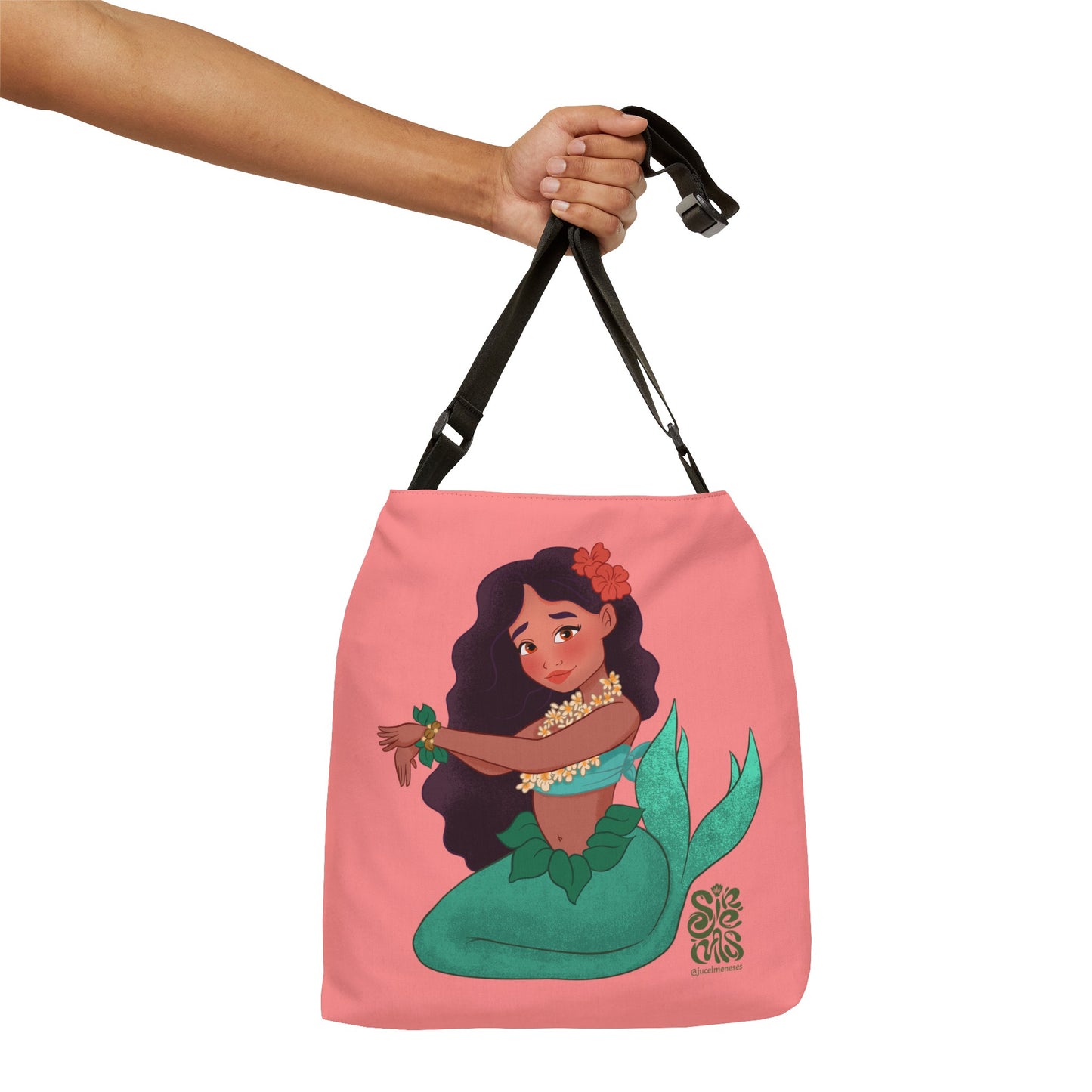 Hula Girl - Adjustable Tote Bag