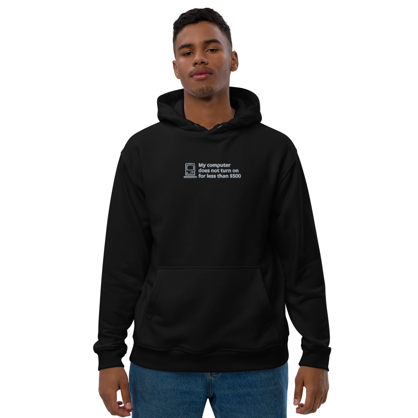 No less than $500 Black Sweatshirt